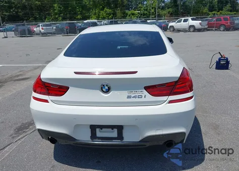 2012 BMW 640I from USA, damaged, VIN WBALW3C50CC892187